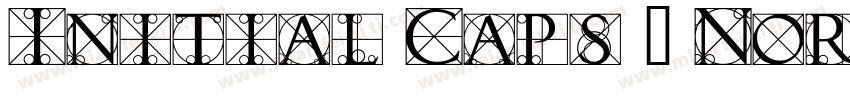 Initial Caps 3 Normal字体转换